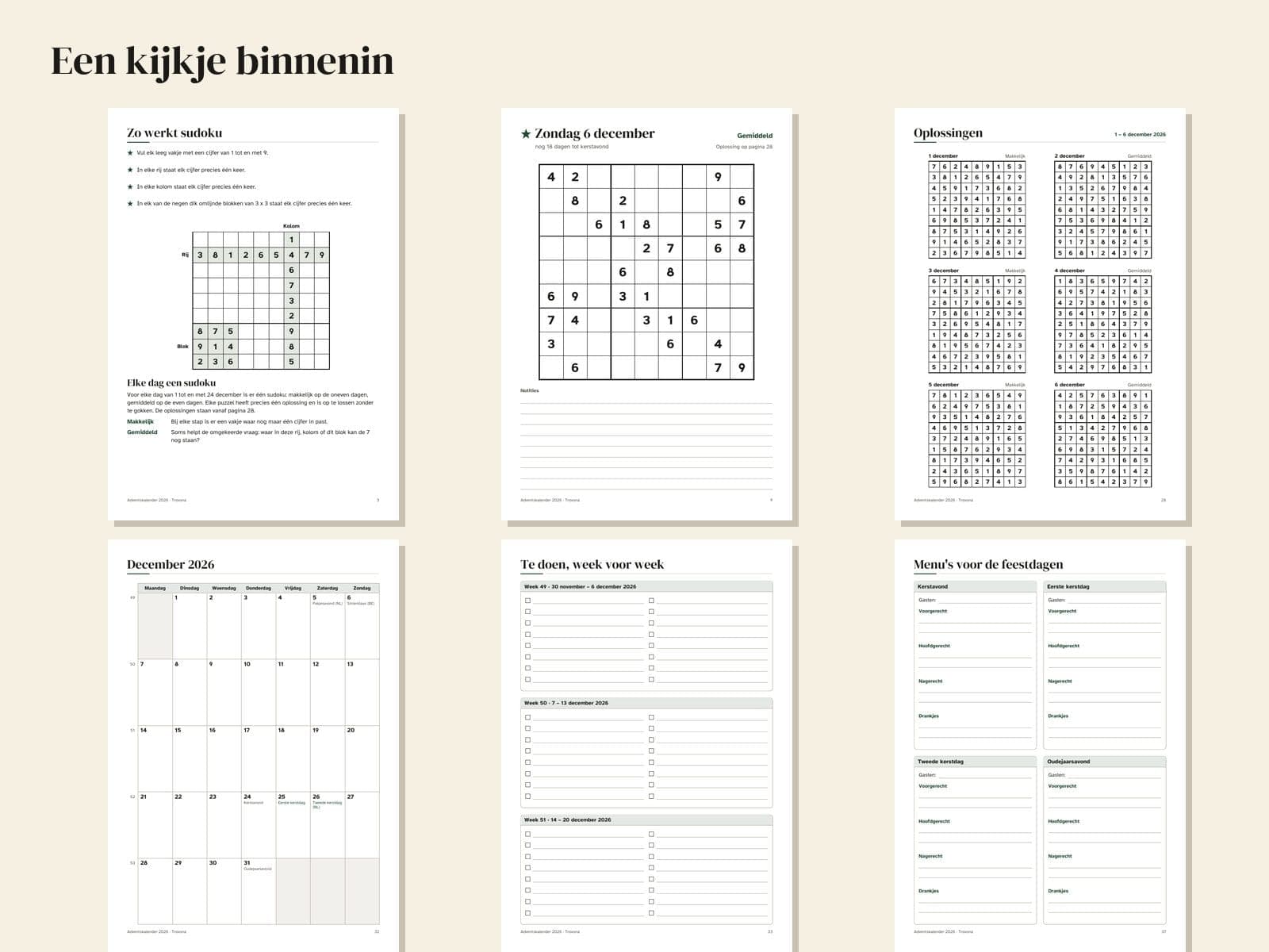 Sechs Seiten aus der PDF-Datei, verkleinert