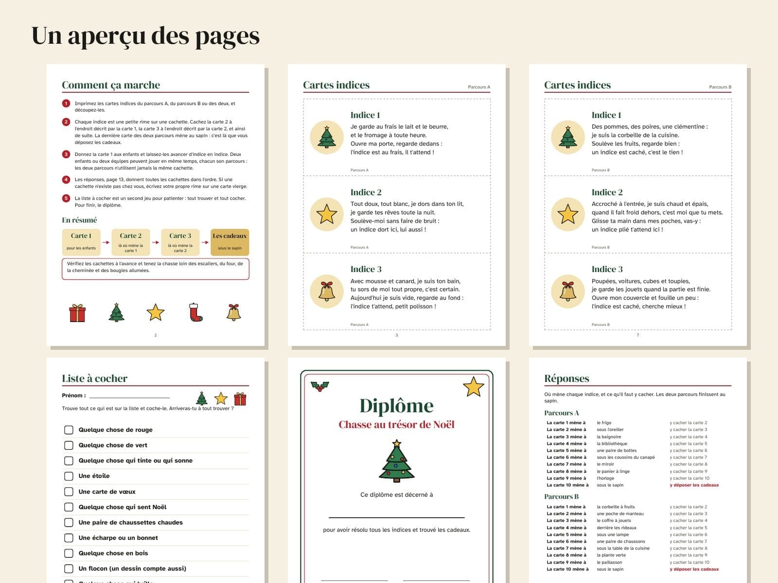 Six pages du livre, en réduction