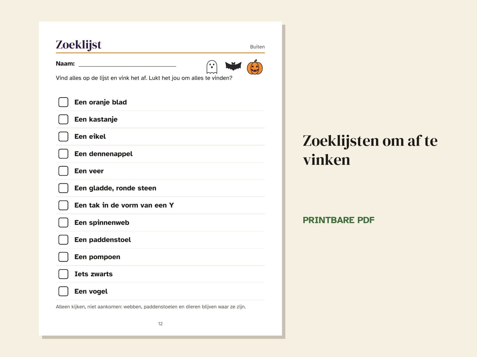 A page from the book: find-it checklists