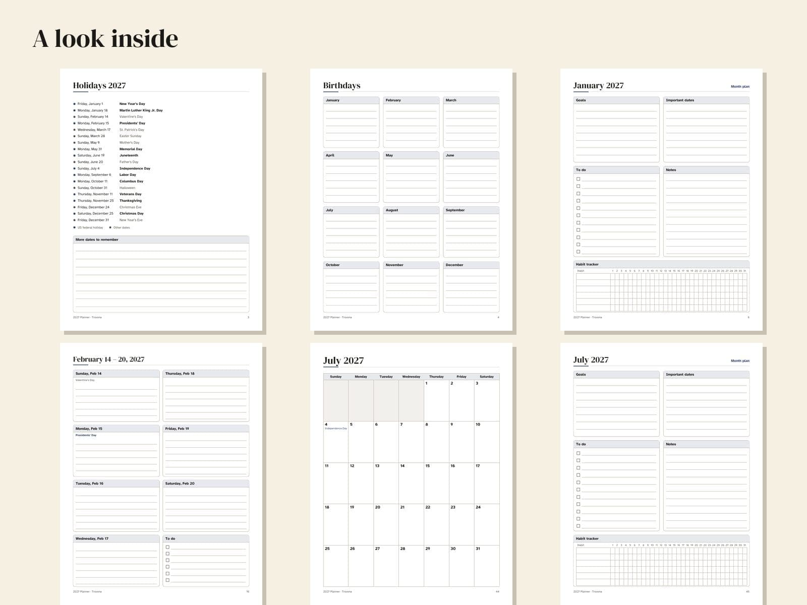 Six pages from the PDF, shown small