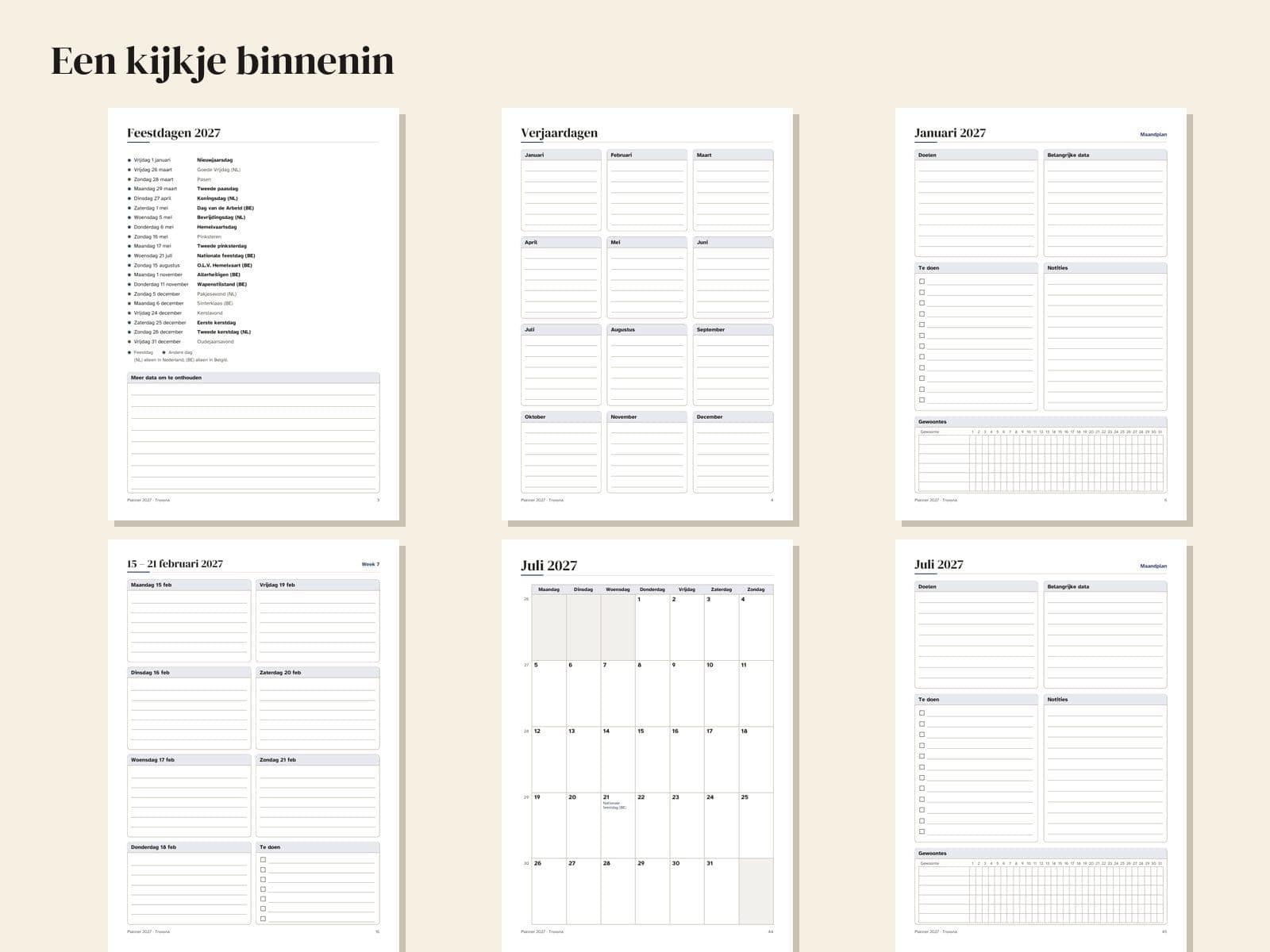 Six pages from the PDF, shown small