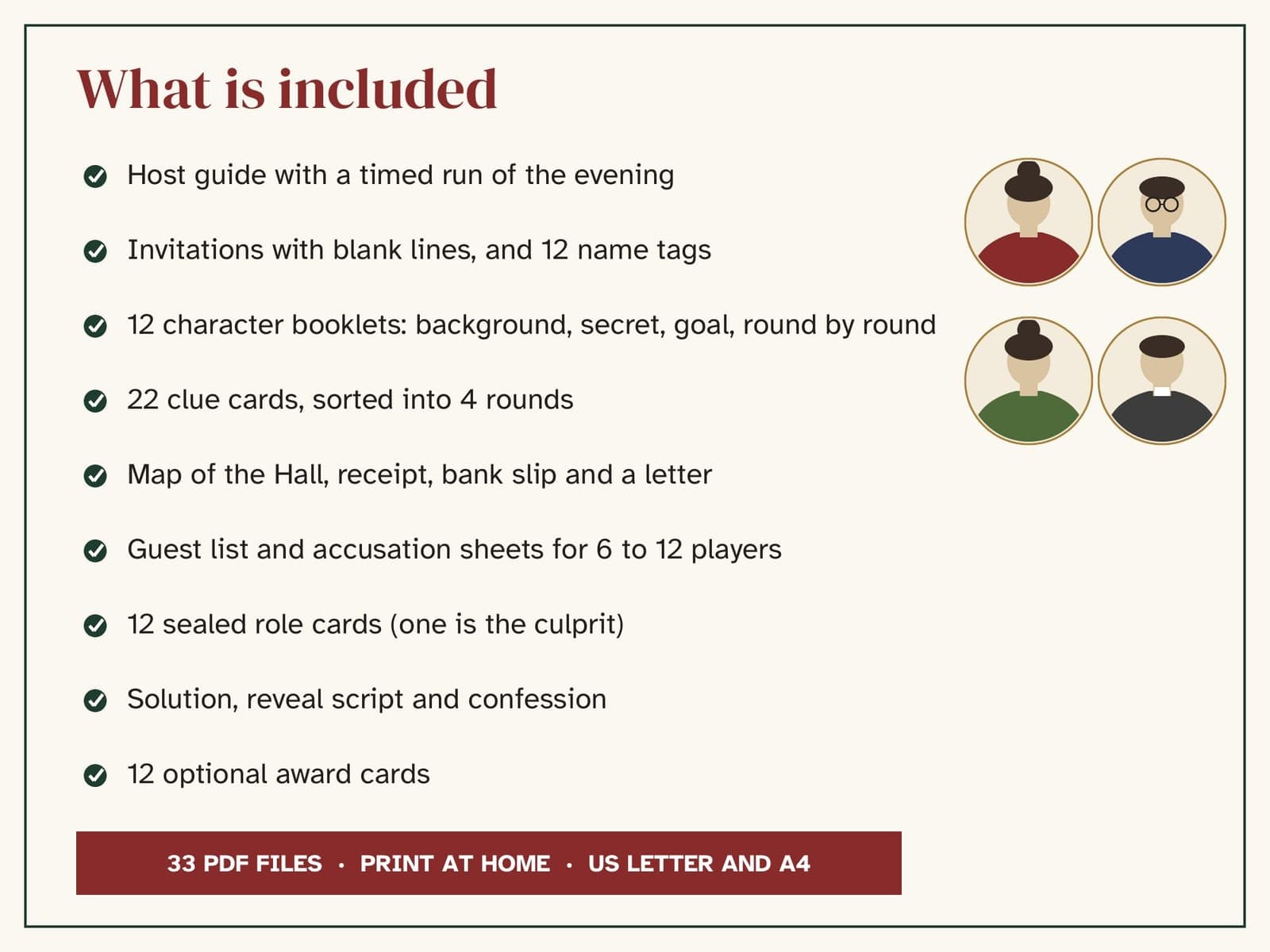The game pack in pictures: Christmas murder mystery game for 6 to 12 players: Wrenmoor Hall