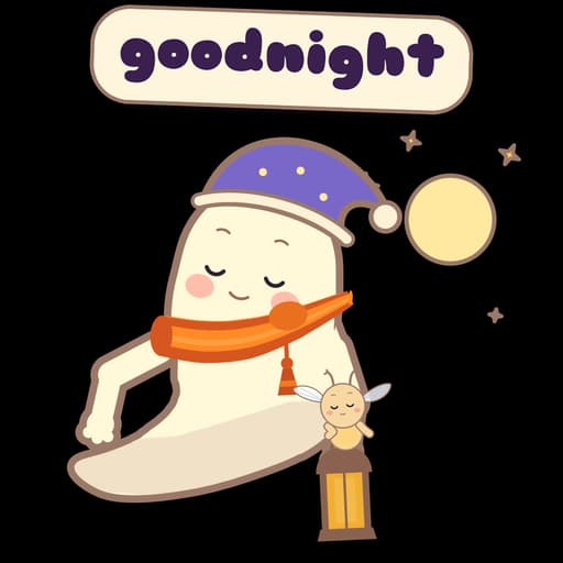 Pip sticker: Good night