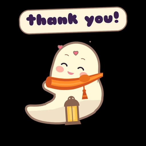Pip sticker: Thank you