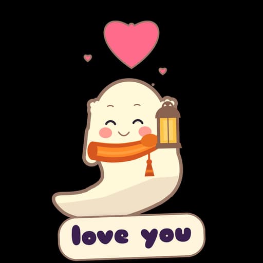 Pip sticker: Love you