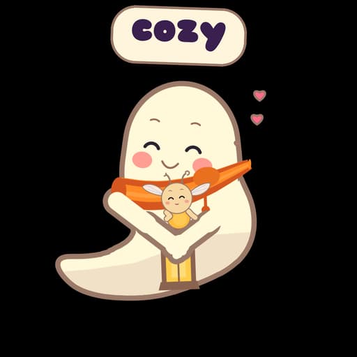 Pip sticker: Cozy